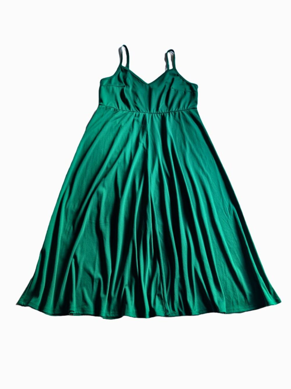 EUC Torrid green midi dress with adjustable straps size 2